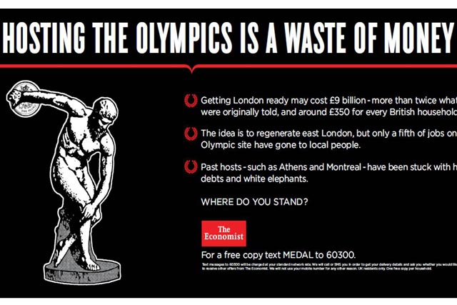 The Economist: questions the Olympics