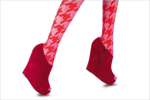 House of Holland: the fashion label's houndstooth tights