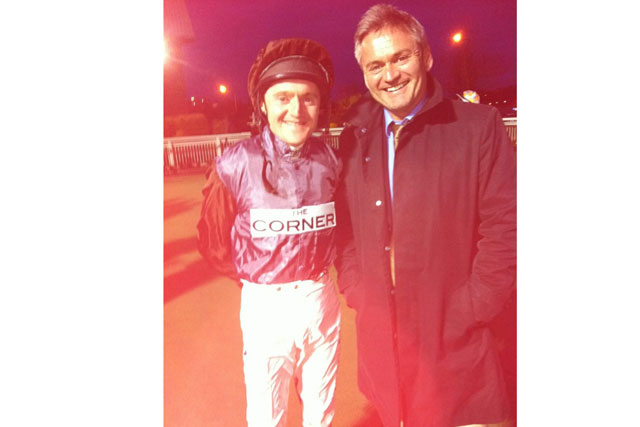 Jockey with Corner co-founder Neil Simpson