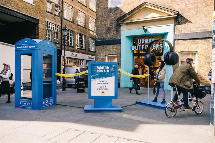 Be At One pop-up offers Bombay Sapphire cocktails for compliments