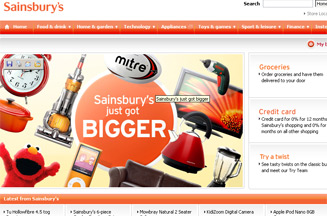 Sainsbury's focuses on non-food with new website
