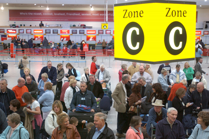 Snowed in: recent bad weather reduced footfall at UK airports