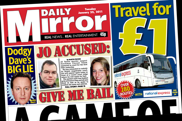 The Daily Mirror: Coach travel for £1