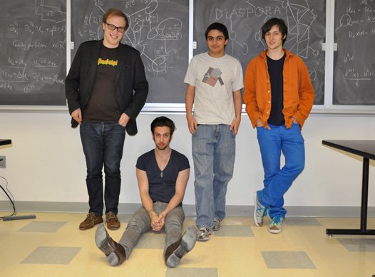 The four New York University students behind Diaspora, dubbed the 'anti-Facebook' because of its commitment to users' privacy