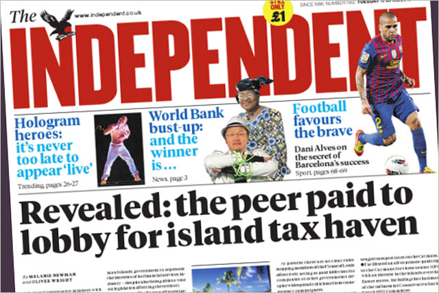 The Independent: cover price rises to £1.20 next week