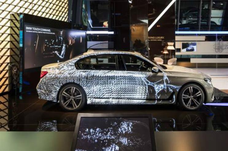 BMW: projection mapping brings BMW 7 Series to life