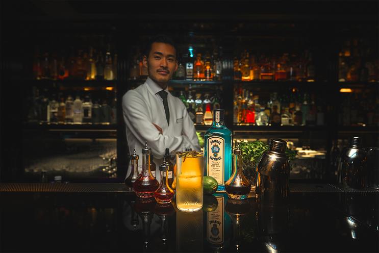Bombay Sapphire: guest bars create cocktails
