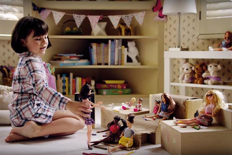 Mattel's "imagine the possibilities" campaign for Barbie