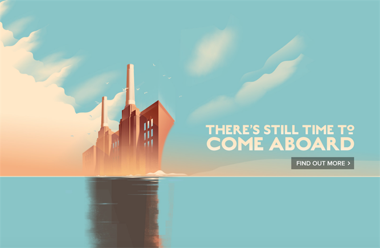 Battersea Power Station developers call on art deco ads