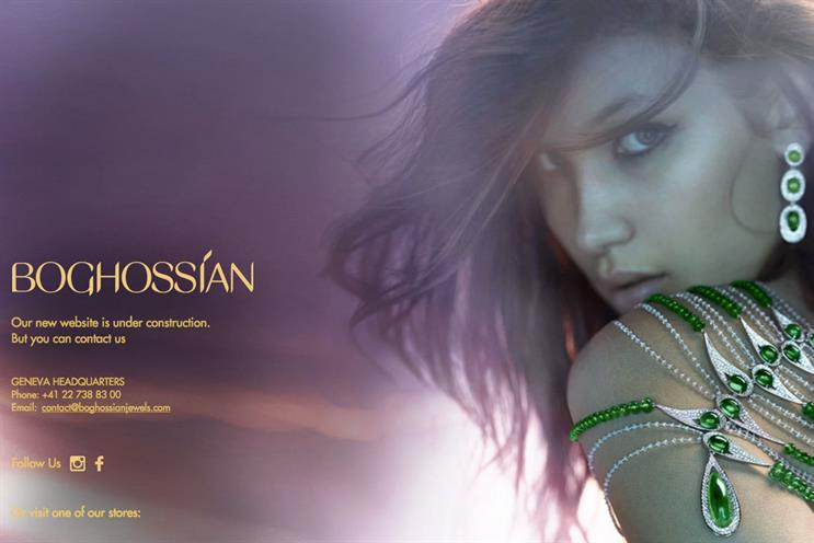 Boghossian: Village oversees media for the jewellery brand