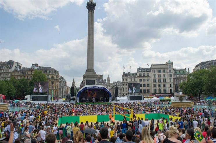 Brazil Day: last year's event in Trafalgar Square