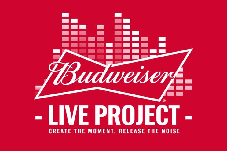Budweiser has teamed up with Spotify to help deliver its live music project
