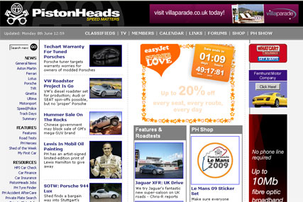 PistonHeads.com: now reaching 2.54 million users per month