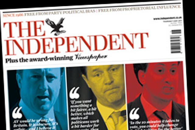 The Independent: 200,000 free copies being distributed