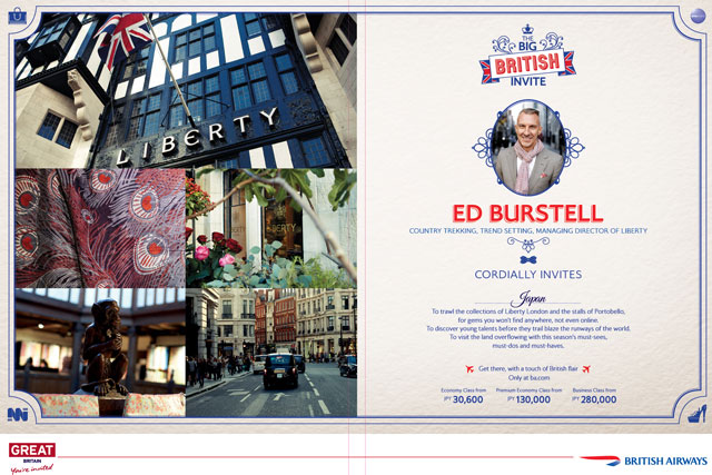 BA and VisitBritain: run 'Big British invite' campaign