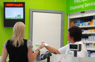 Asda trials digital signage units