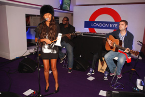 VV Brown performs live set at Love London party