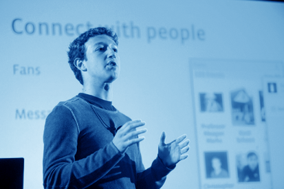 Facebook founder Mark Zuckerberg is making it easier to find friends and brands