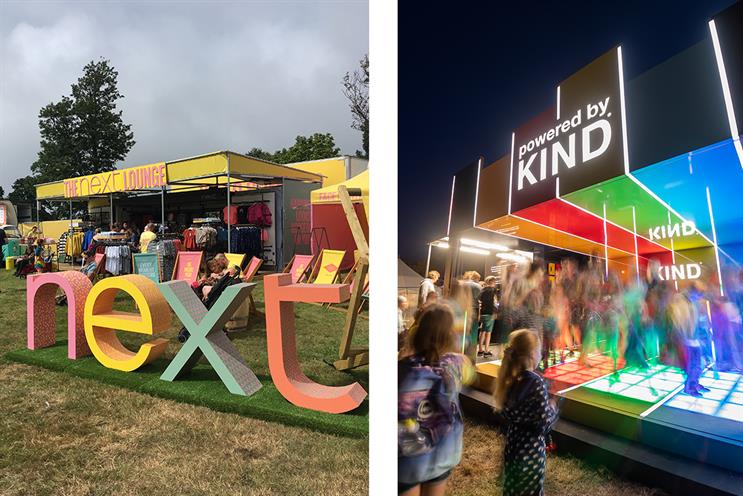 Camp Bestival: activations included Next and Kind