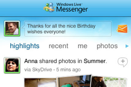 Windows Live Messenger: top app