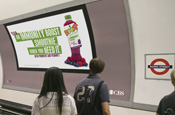 CBS Outdoor cross-track screens