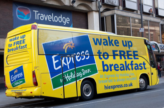 Express by Holiday Inn delivers free breakfasts to guests at rival chains
