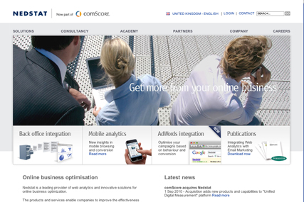 Nedstat: acquired by ComScore for $36.7m