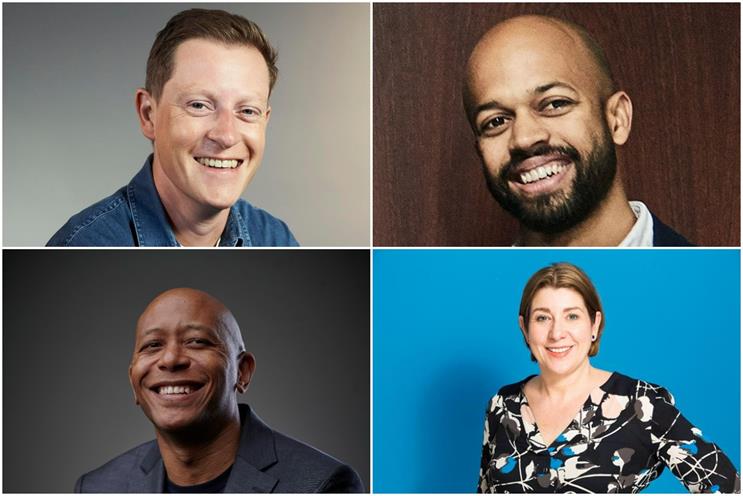 Clockwise from top left: Nick Exford, Darren Sital-Singh, Diana Tickell and Abey Mokgwatsane