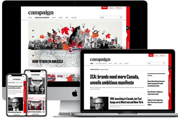 Campaign builds on North America presence by launching in Canada