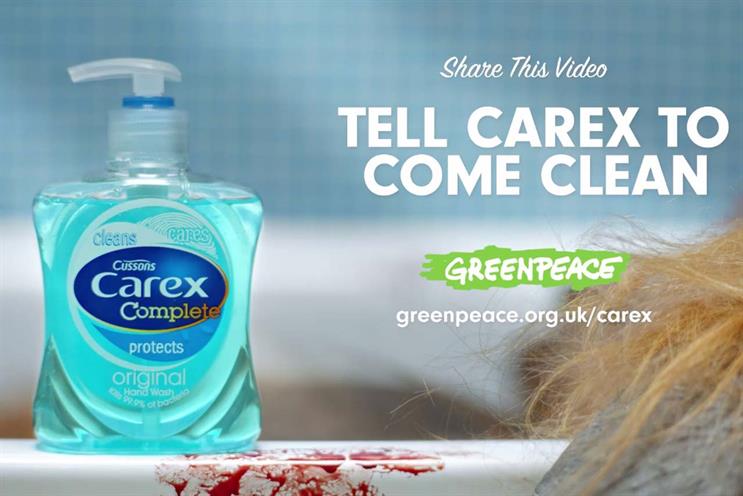 Carex maker hits back at Greenpeace in sustainability spat