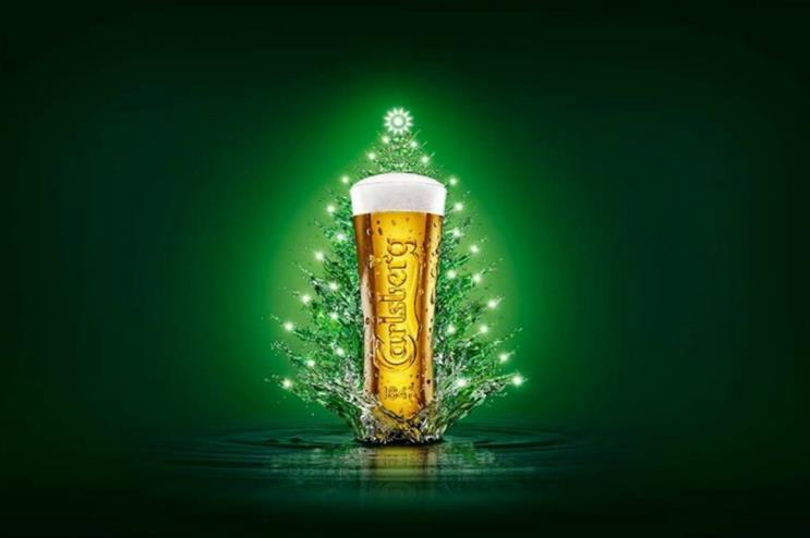 The tree will be complete with candle-lit beer bottles and digital festoon lighting