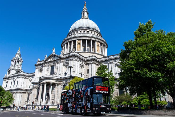 Cineworld launches unlimited movie tour