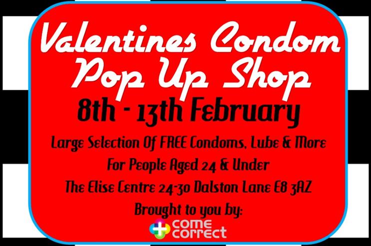 The pop-up will open in the lead up to Valentine's Day