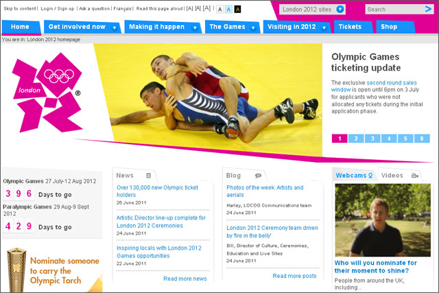 Locog: kicks off digital auction