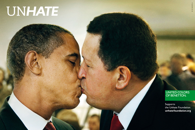 Obama and Chavez feature in Benetton campaign