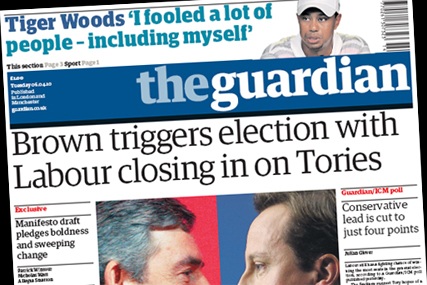 The Guardian: seeking to outsource production of its guides