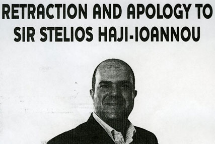 Ryanair: apologises to easyJets's Sir Stelios Haji-Iannou