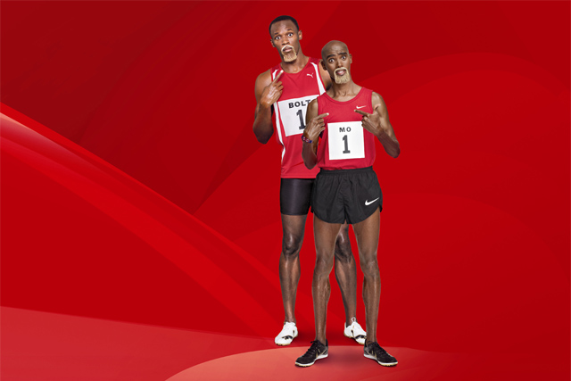 Virgin Media: brand ambassadors Usain Bolt and Mo Farah