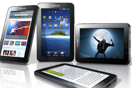 Samsung: unveils the Galaxy Tab at IFA show