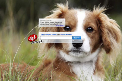 Ask Jeeves: supports the RSPCA in September