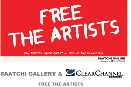 Saatchi Online: promoted on Clear Channel digital billboards