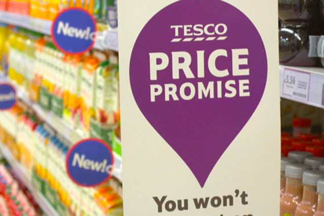 Tesco Brand Guarantee ad vetoed by ASA following Sainsbury's