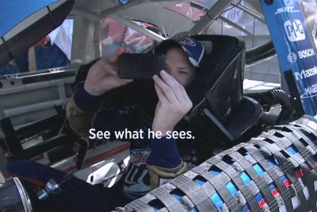 NASCAR racer Brad Keselowski in Twitter's first ad