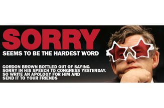 Tories spoof Brown's speech to Congress