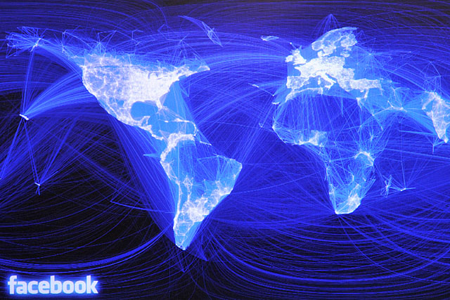 Facebook usage across the globe