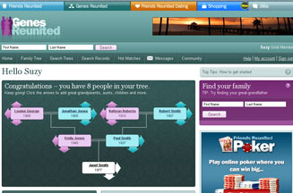 ITV updates Genes Reunited site
