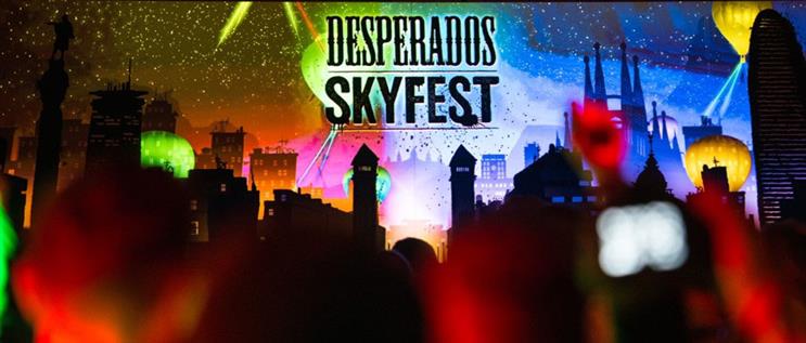 Desperados became a 'credible voice' in party culture with hot air balloons and light shows