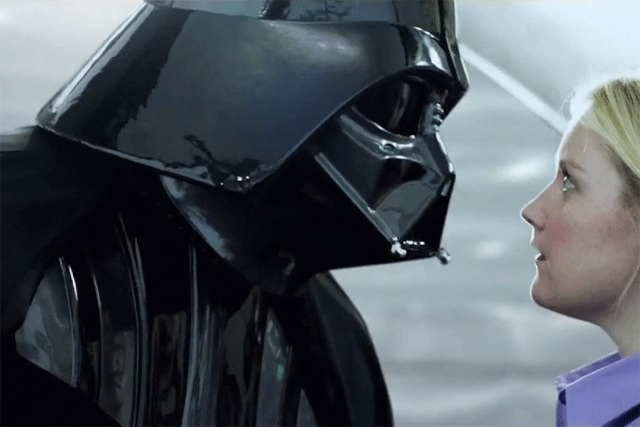 Darth Vador: appears in this ad for Currys/PC World