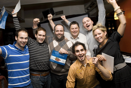 Team MediaCom: Zac Steinberg, Duncan Snowden, Mike Brewer (Discovery), Richard Higbid, Johnny Smith (Discovery), Scott Rolling, Louise Pastou