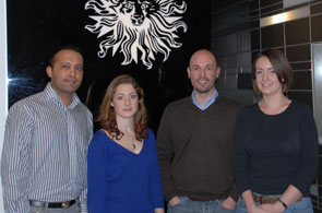 From left: Pancholi, Craig, Riggall, Mason